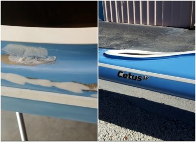 Fiberglass Kayak Repair 